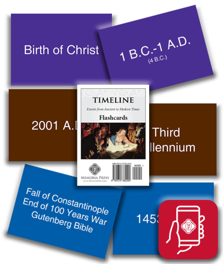 App Access: Memoria Press Timeline Flashcards