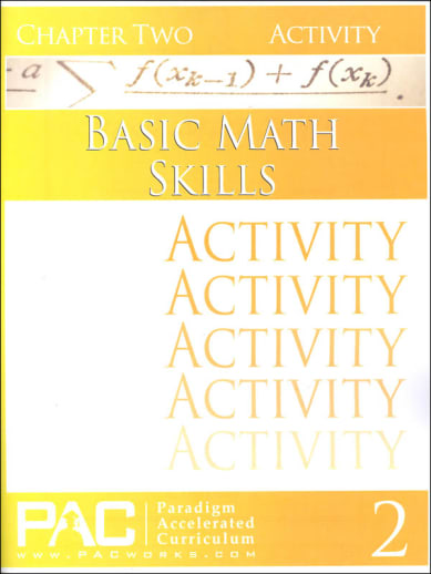 Basic Math Skills: Chapter 2 Activities
