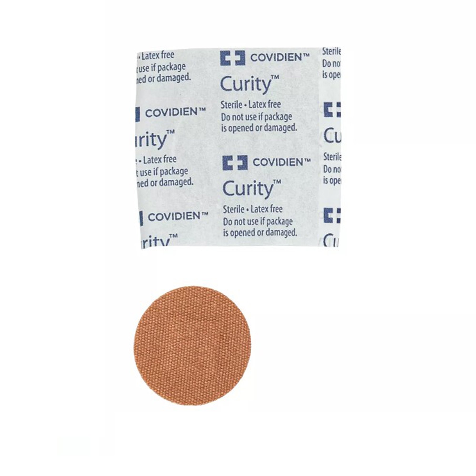 Curity Adhesive Spot Bandage, 7/8 Inch Round MK 943898