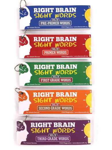 Right Brain Dolch 220 Sight Words Package