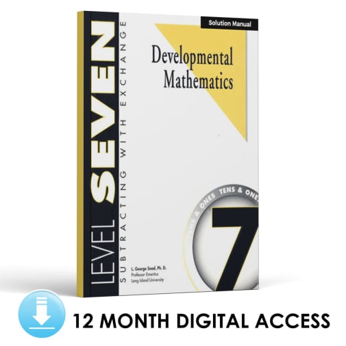 Developmental Math: Level 7 Solution Manual | Tens & Ones: Subtracting with Exchange (12 Month Access)