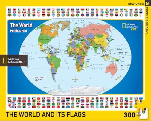マップ オブ ザ ユニバース　2014ピース ジグソーパズル World Kids Map Puzzle - 300 piece (National Geographic)