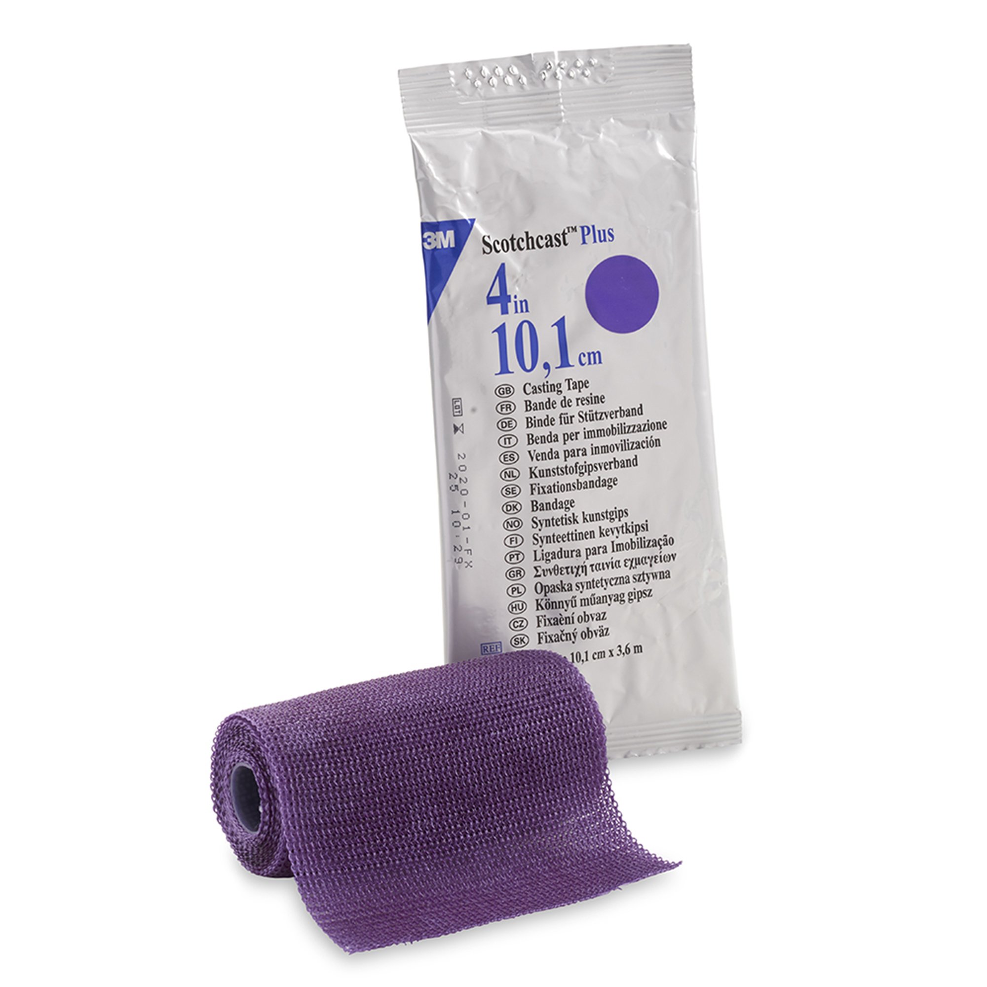 3M Scotchcast Plus Purple Cast Tape, 4 Inch x 4 Yard MK 199971