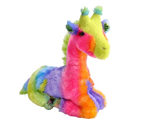 Wild Republic Rainbowkins Giraffe 12" Plush
