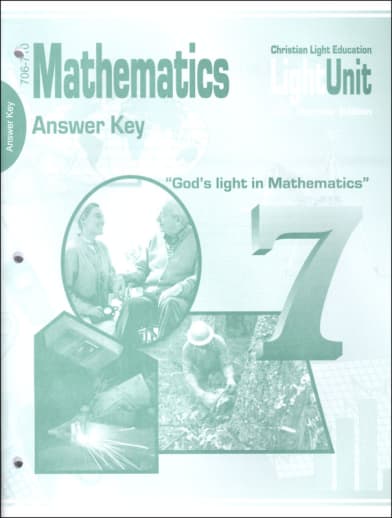 Mathematics LightUnits A/K 706-710 Sunrise Ed