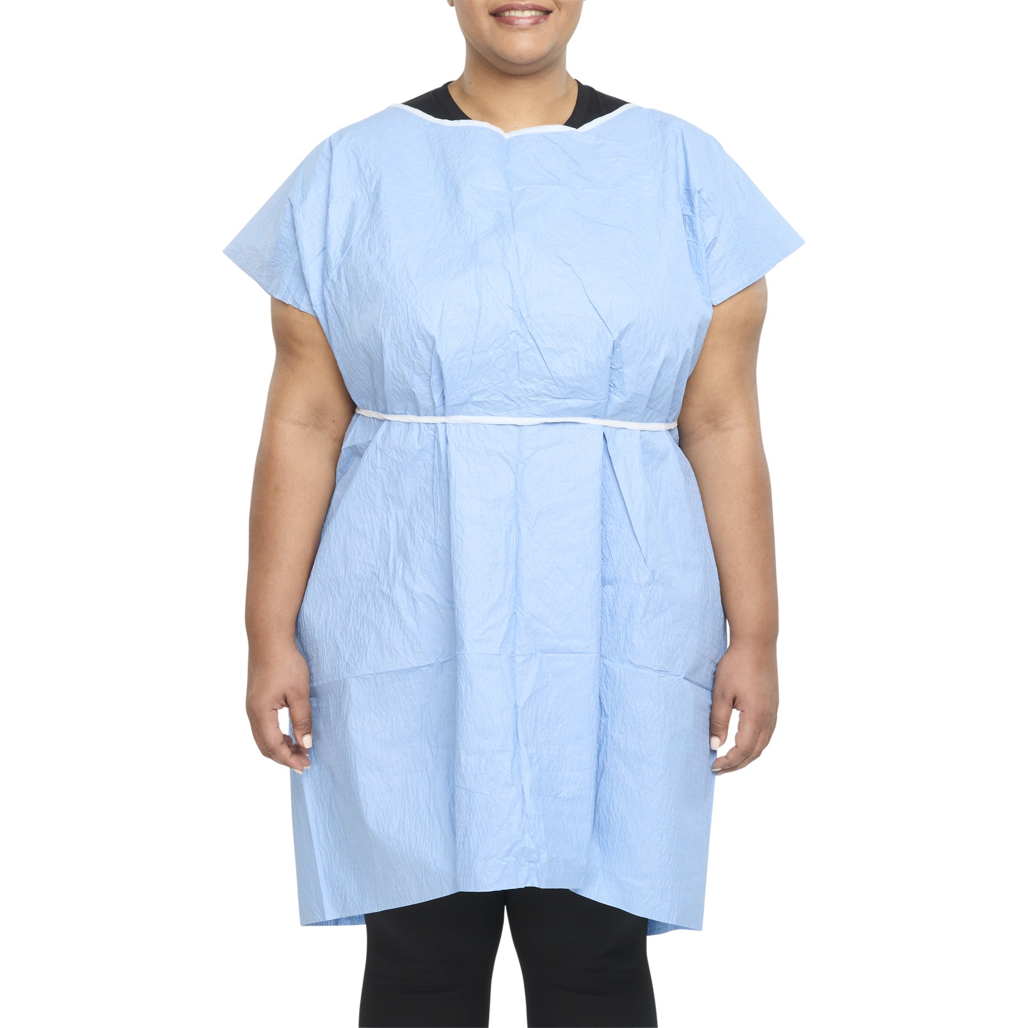 Graham Medical Patient Exam Gown, Extra Large, Blue MK 203271