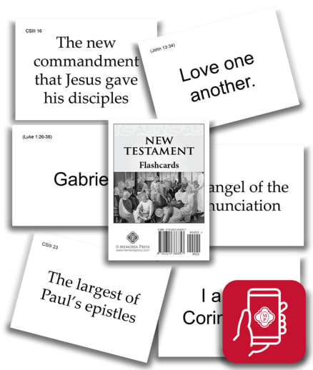 App Access: Memoria Press New Testament Flashcards