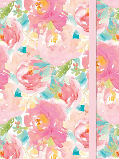 Floral Elastic Journal