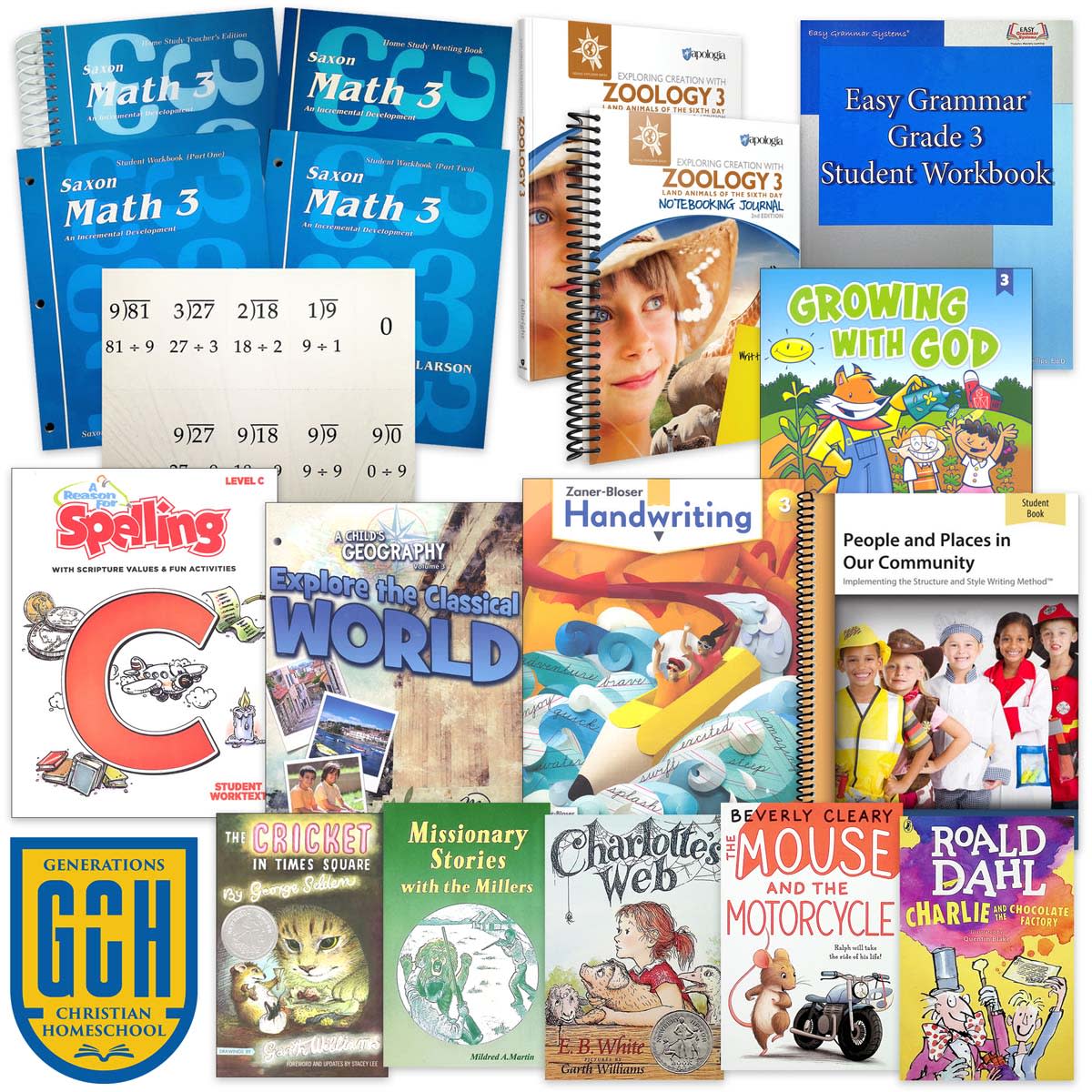 Generations Homeschool Grade 3 Curriculum Pkg