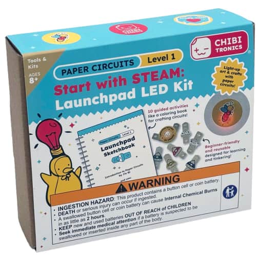 Start with STEAM Launchpad LEDs Kit: Paper Circuits Level 1