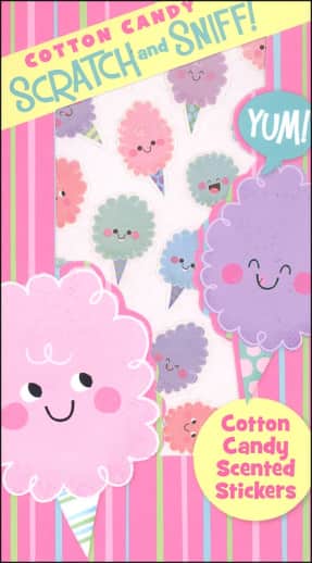 Cotton Candy Scratch & Sniff! Stickers