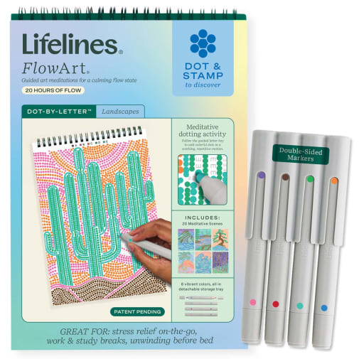 FlowArt: Dot-By-Letter Landscapes