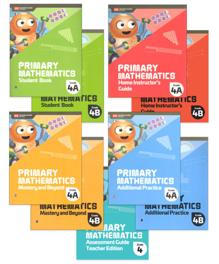 Primary Math 2022 Grade 4 Full-Year Set