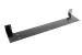 1U Vertical Hanging Wall Mount Bracket, Heavy-duty 10-Gauge Steel, Black, 19in