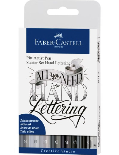 Pitt Artist Pens Starter Set Hand Lettering