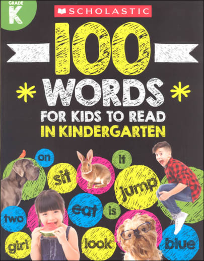 100 Words for Kids to Read in Kindergarten