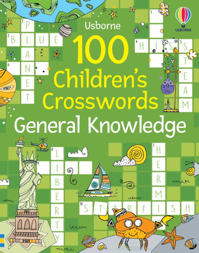 100 Children's Crosswords: General Knowledge (Usborne)