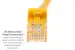 Cat5e Ethernet Patch Cable, Snagless, UTP, 50 ft, Yellow