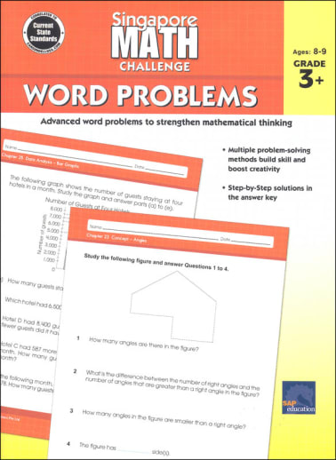 Singapore Math Challenge: Word Problems Grades 3+