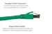Cat8 Ethernet Patch Cable, Shielded, 40Gbps, Snagless, 35 ft, Green