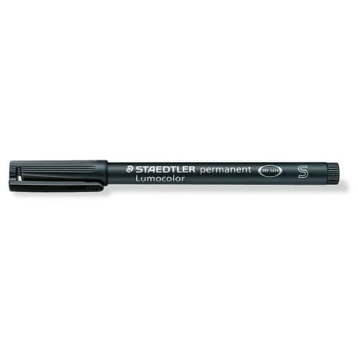 Superfine Lumocolor Permanent Marker - Black