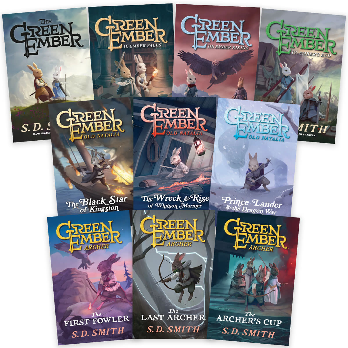 Green Ember 10-Book Softcover Set