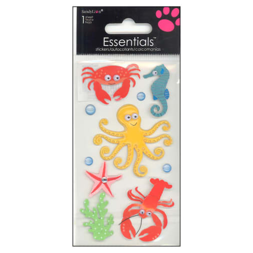 Sea Creature Essentials Stickers