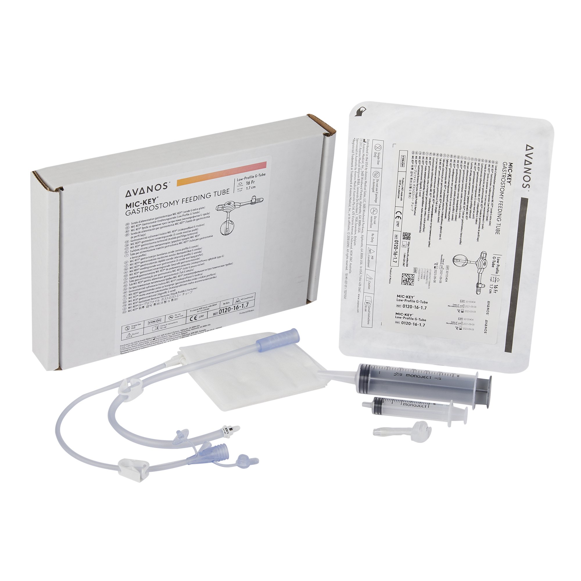 Mic-Key Low Profile Gastrostomy Tube Kit, 16 Fr., 1.7 cm Tube MK 315261