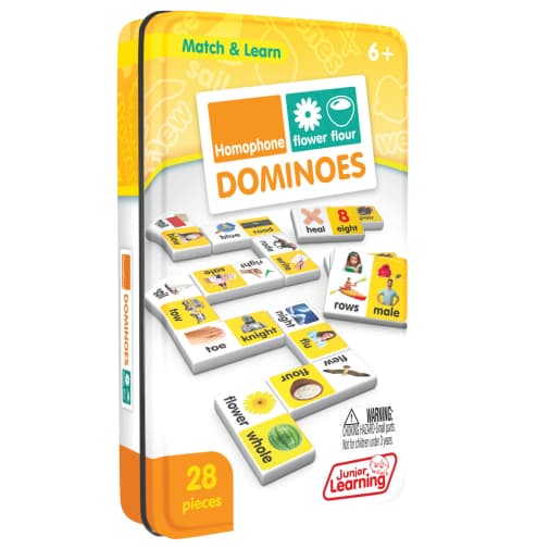 Homophone Dominoes - 28 pieces (Match and Learn)