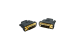 DVI-D(24+1) Dual Link-Male to HDMI-F Adapter, Black
