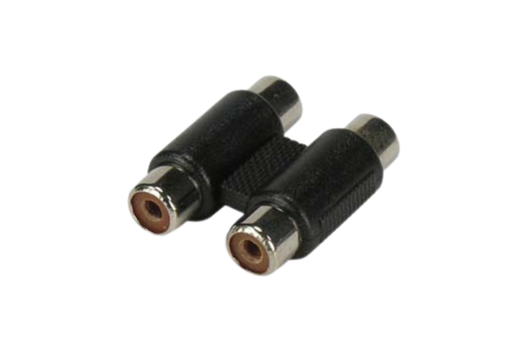 Triple RCA Coupler, Barrel Connector - 4 Pack - 3-Way (6 Port), Audio – THE CIMPLE CO