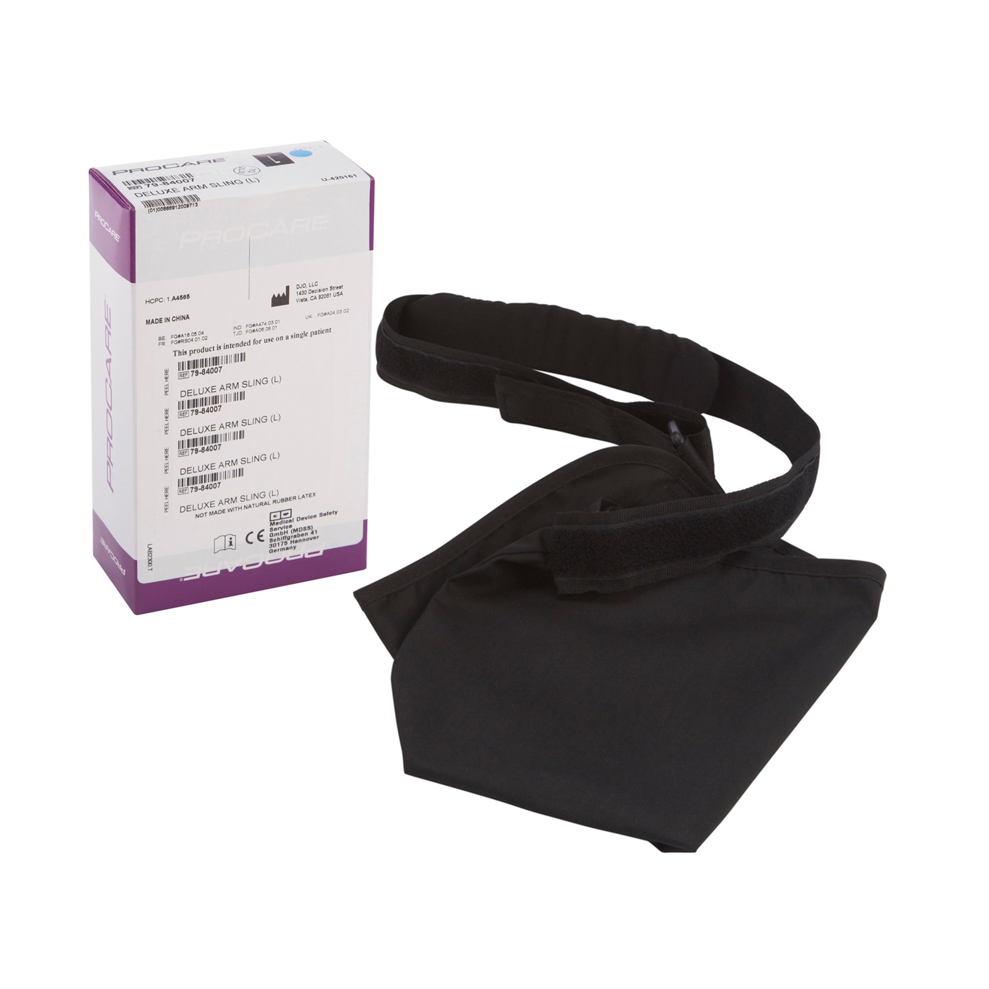 ProCare Deluxe Arm Sling, Contact Closure, Blue, Large, 8-1/2 x 17-1/2 Inch MK 380619