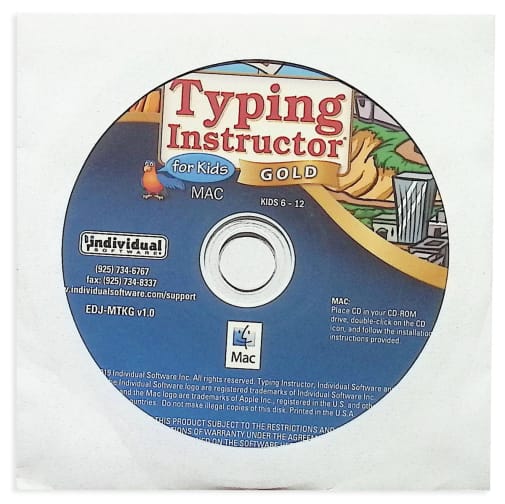 Typing Instructor for Kids Gold (Mac Version) in paper sleeve