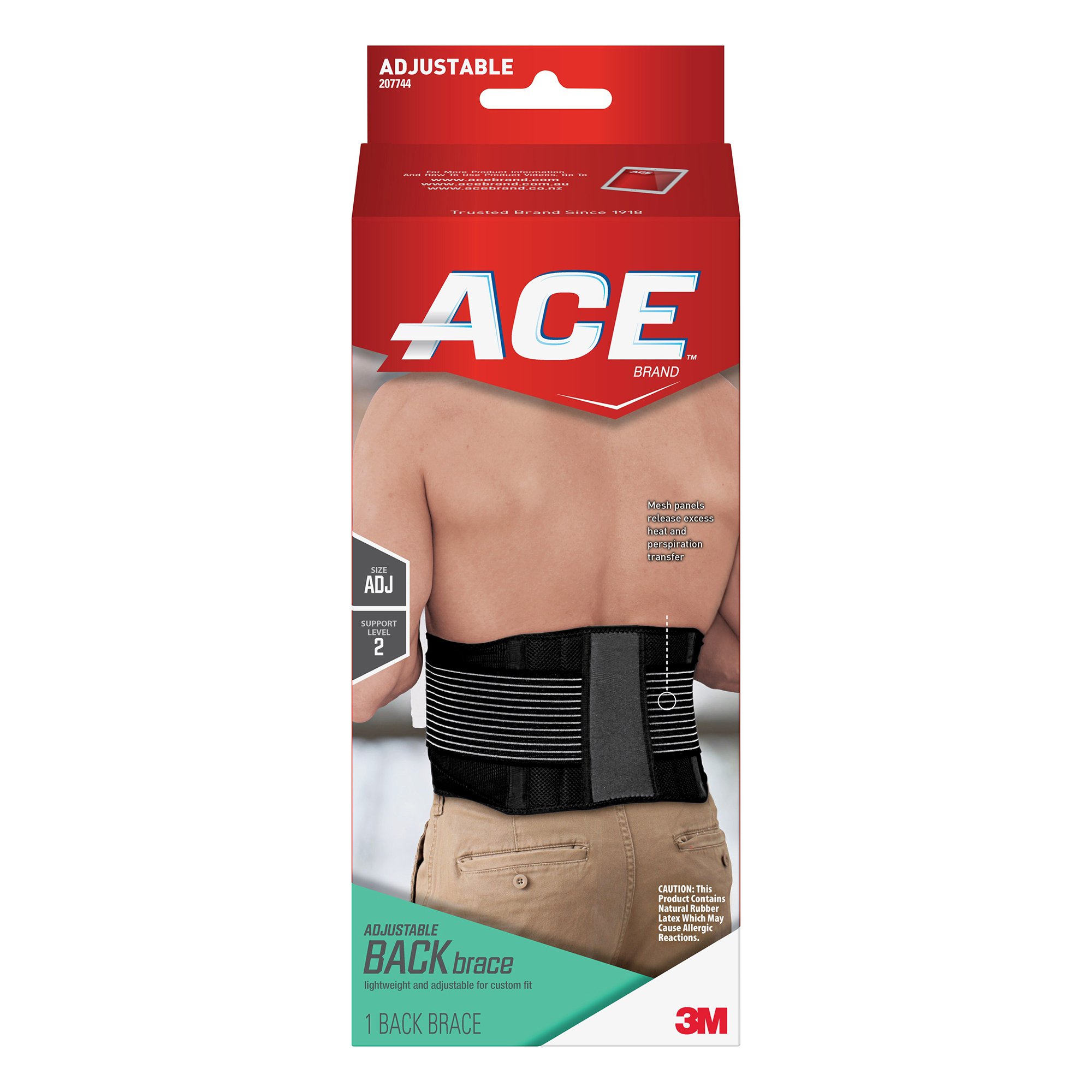 3M Ace Back Brace, Adult, One Size Fits Most MK 1084238