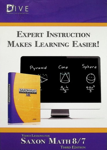 DIVE CD-ROM Saxon Math 8/7 3rd Edition Windows/Mac