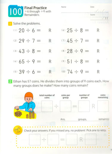 Kumon Math Bites: Multiplication & Division Grade 3