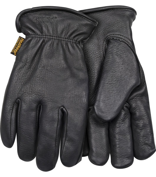 Lined Black Premium Deerskin Driver