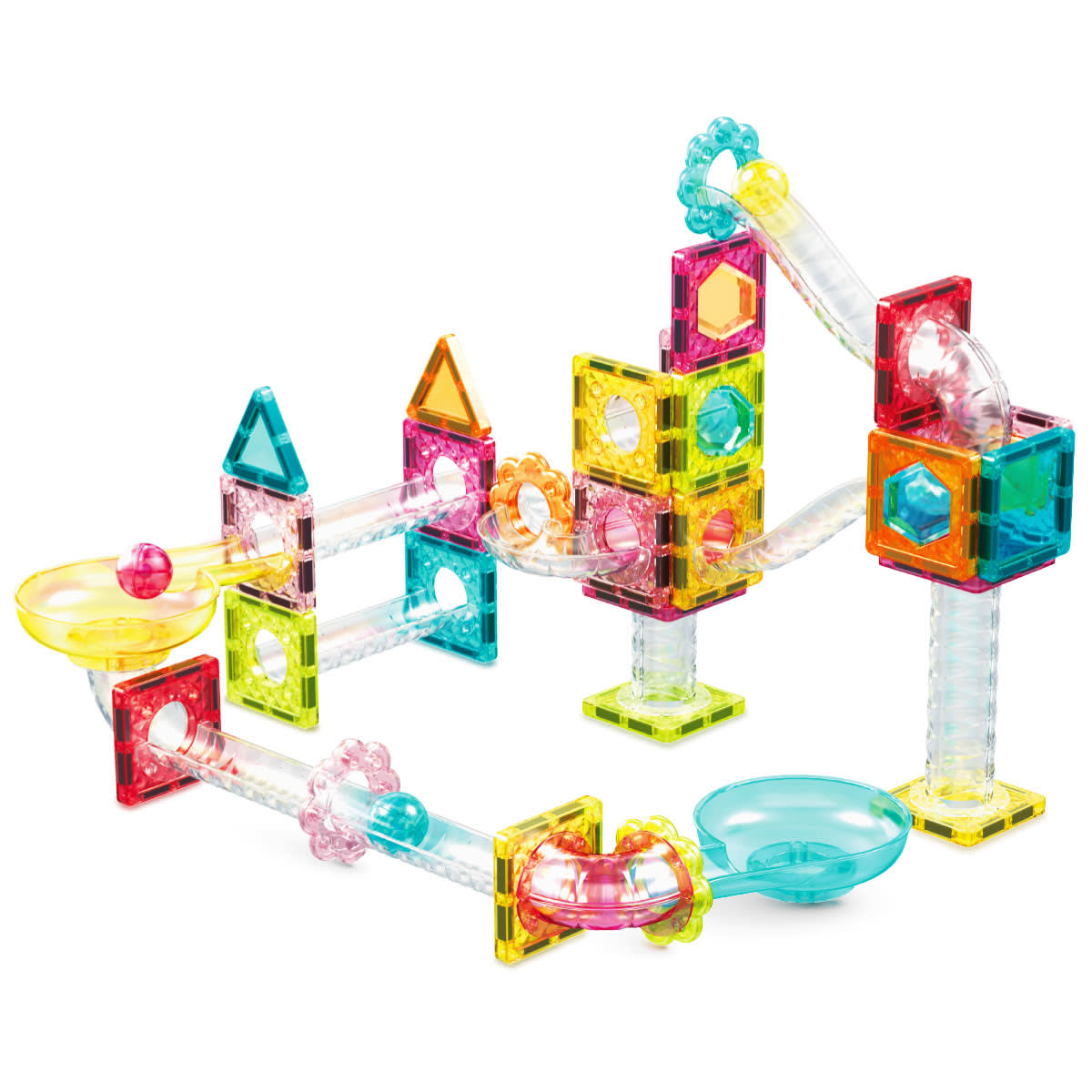Picasso Tiles Magnetic Tiles Marble Run Travel Size Construction