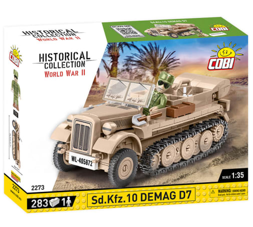 COBI Sd.Kfz.10 Demag D7 Half-Track - 283 pieces (World War II Historical Collection)