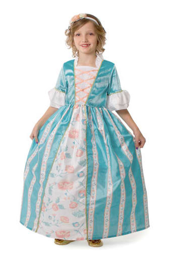 Little Adventures Princess Ava Dress with Headband, Size M (Ages 3-5)