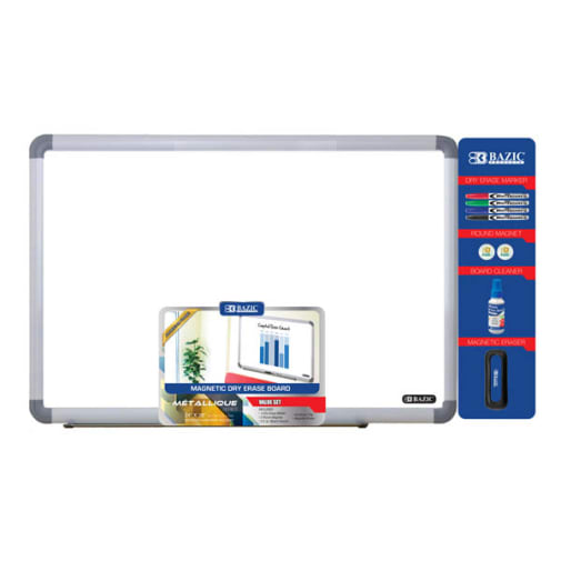 Aluminum Frame Magnetic Dry Erase Board Value Pack (24" x 36")