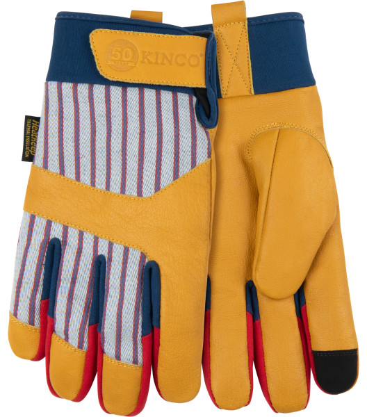 50th Anniversary KincoPro&trade; Lined Premium Grain Buffalo & Synthetic Hybrid with Pull-Strap