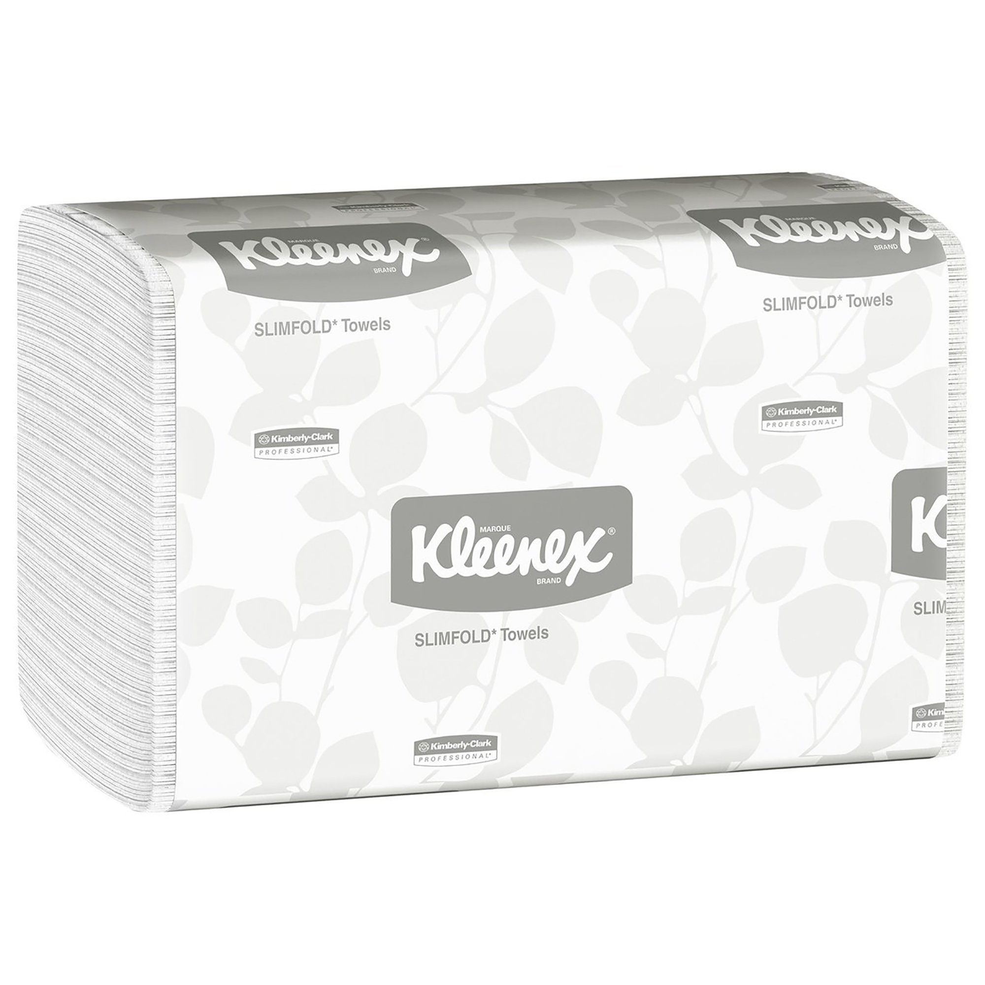 Kleenex Slimfold Towels, Absorbency Pockets, White, Single Ply MK 733085