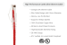 Cat6A Slim Snagless Ethernet Patch Cable, 0.5ft, Red