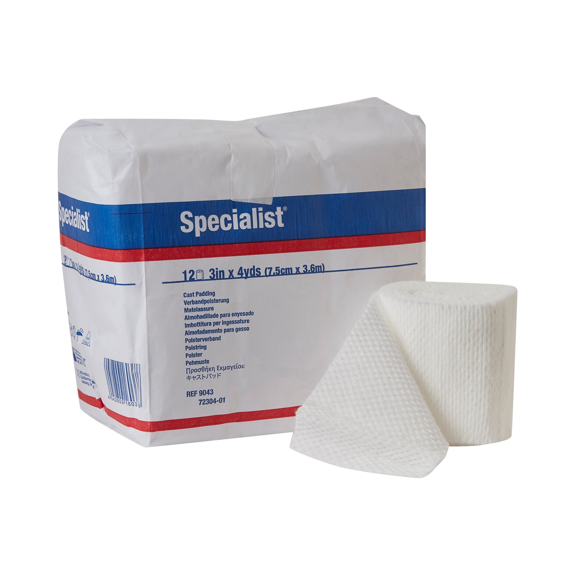 Specialist White Cotton / Rayon Undercast Cast Padding, 3 Inch x 4 Yard MK 4893