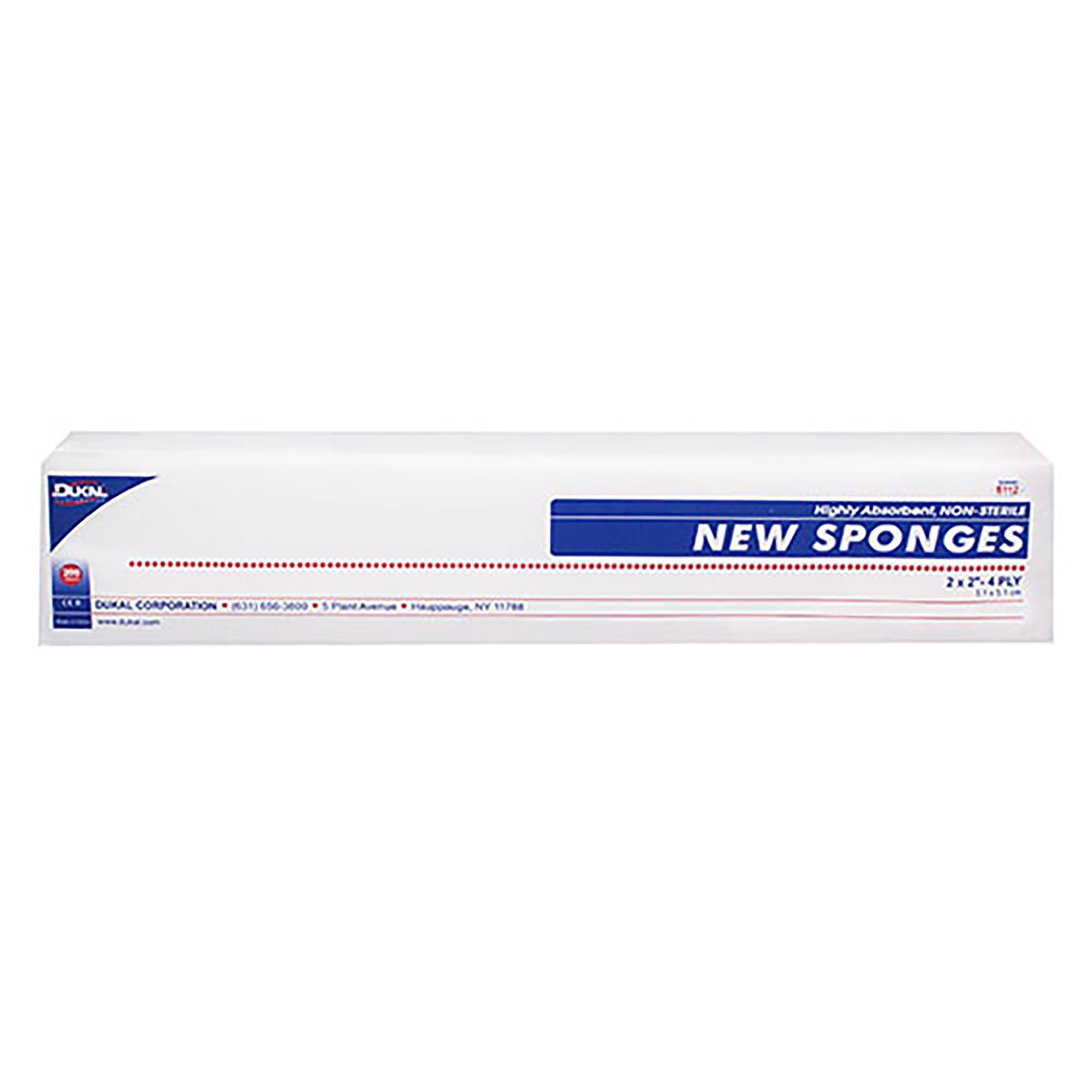 Dukal Nonwoven Sponge, 2 x 2 Inch, 4-Ply MK 718125
