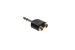 1/4 inch Male Stereo to Dual RCA Female Jack Y Adapter