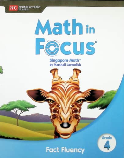 Math in Focus Singapore Math Fact Fluency Grade 4