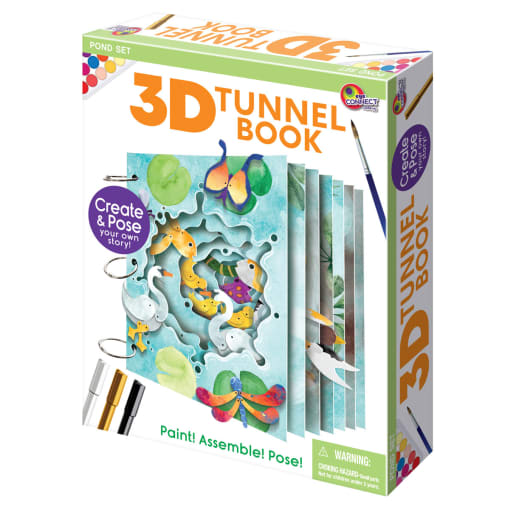 3D Tunnel Book Kit - Pond Life