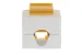 Cat6 RJ45 110 Type Keystone Jack, Yellow